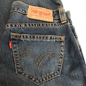 Levi Blue Jeans Denim Tough Boot Style g0092